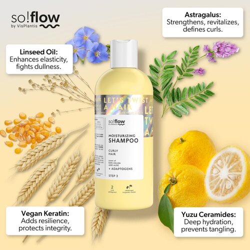 SoFlow Nourishing Shampoo hranilni &amp;scaron;ampon za kodraste lase 400 ml Slike