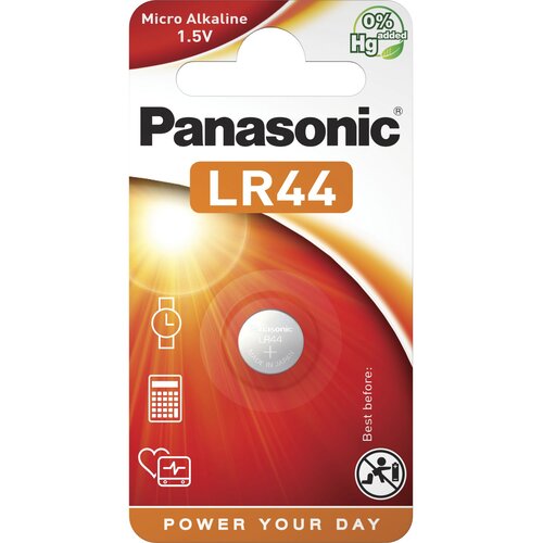 Panasonic - 1 kom alkalna dugmićasta baterija LR44 1,5V 120 mAh Cene