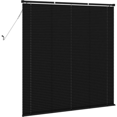  Venecijanska roleta Podesiva Crna 150 x 160 cm PVC - Crna 160 x 150 cm Slike