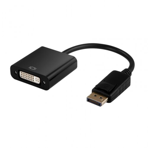  DisplayPort / DVI priključni kabel 20.00 cm 62599 pozlaćeni kontakti crna [1x muški konektor displayport - 1x žen Cene