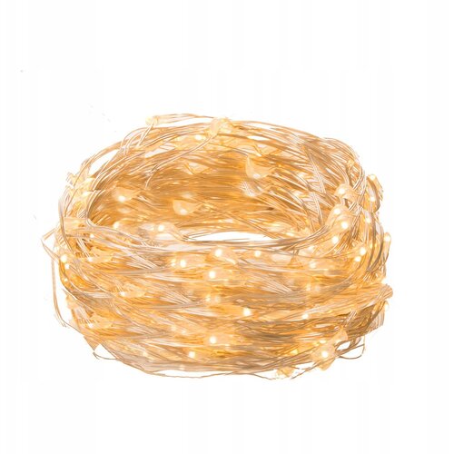 springos Božične lučke 100 LED lučk na baterije, tople bele barve, (21638605) Cene