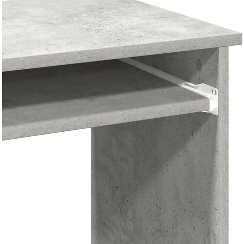 vidaXL Radni stol s policama siva boja betona 84x40x78 cm drveni Cijene