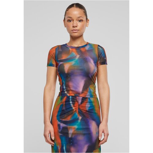 Urban Classics Women&amp;#039;s T-shirt AOP Mesh Colorful Slike