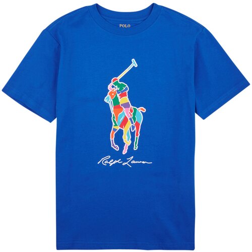 Polo Ralph Lauren Majice s kratkimi rokavi SS CN-KNIT SHIRTS-T-SHIRT Modra Cene
