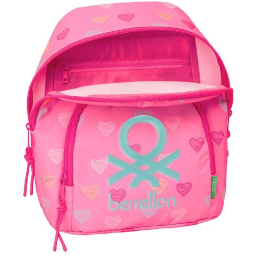  Ruksak Benetton Heart Roza 25 x 30 x 13 cm Slike