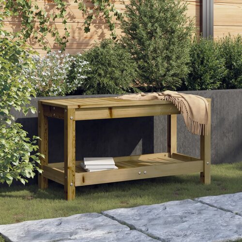 VidaXL Vrtna klupa 82 5 x 35 x 45 cm od impregnirane borovine Slike