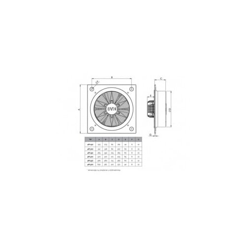 Bb Link bvn-ventilator 4M 250-BK(WOKS) Slike