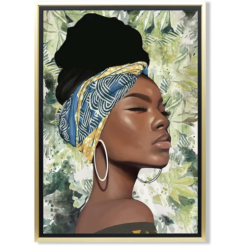 Signes Grimalt Slike, platna Afriška Ženska Škatla Zelena