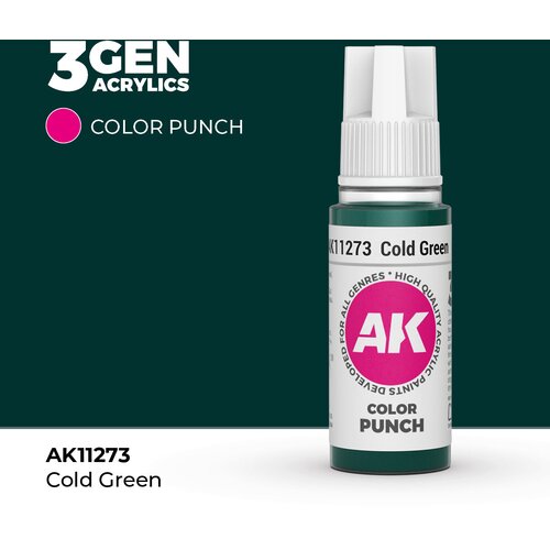 AK Interactive Cold Green 17ml - Color Punch 3rd Gen AK11273 Cene