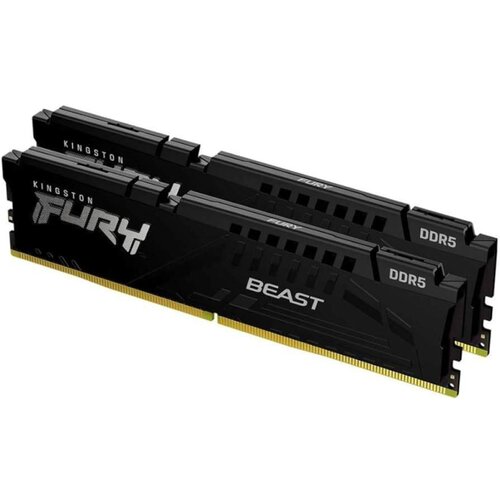 Kingston 16GB 5200MHz DDR5 (2x8GB), CL36 Fury Beast,Black, EXPO, 1RX16, 288-pin, 16GBit Cijene