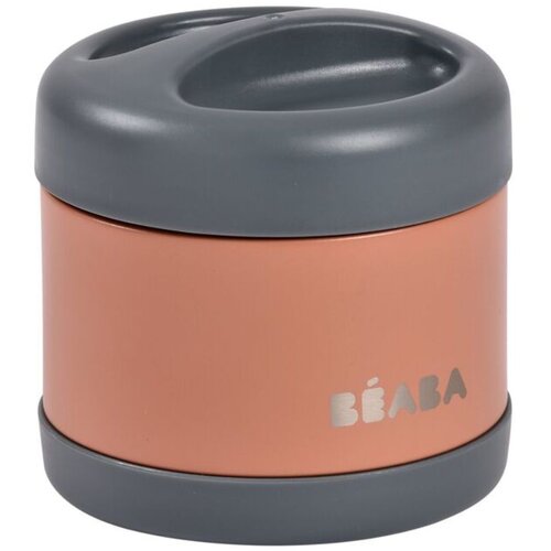 Beaba Termo posudica za hranu, 500 ml, Mineral Grey/Terracotta Slike