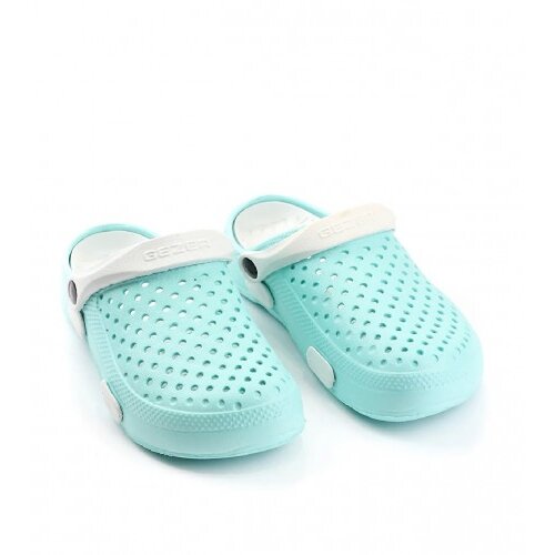 GEZER Kroksice ženske br.35-40 mint zelena-bijela GT5YZM.09624.00 Slike