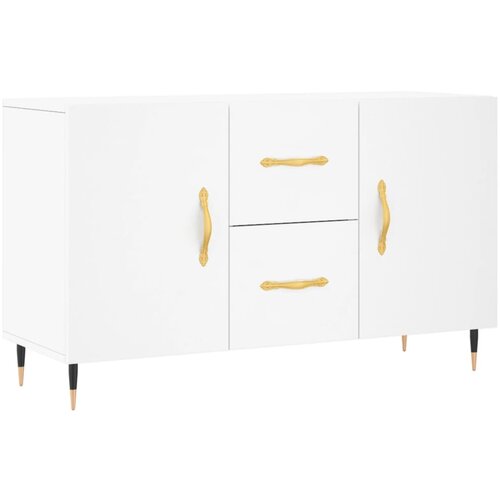 Maison Chic Komoda - Predalnik bela 100x36x60 cm inženirski les, (21716464) Slike