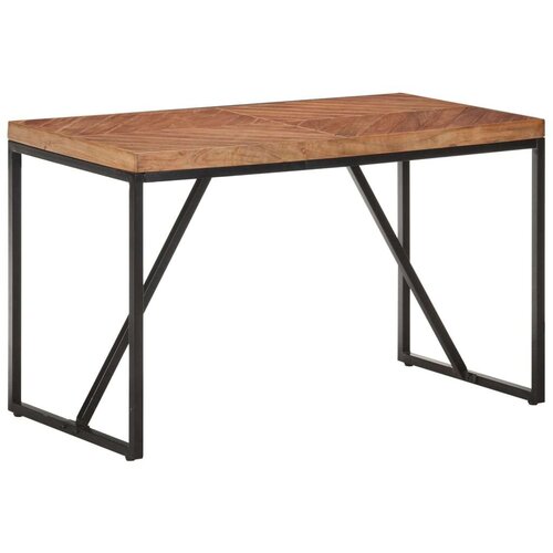  Blagovaonski stol 120 x 60 x 76 cm masivno drvo bagrema i manga Cijene