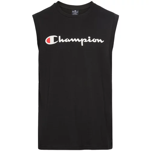 Champion Authentic Athletic Apparel Funkcionalna majica rdeča / črna / bela