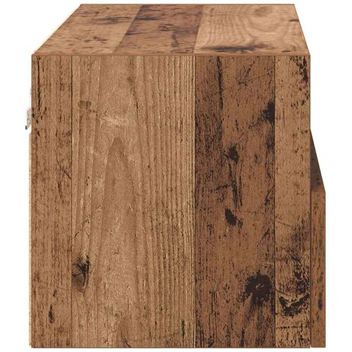 VidaXL TV zidni ormari Zidne 2 pcs Staro drvo 60 x 30 x 30 cm Slike