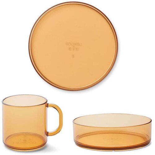 Liewood komplet jedilni set Siva tritan mustard Cene