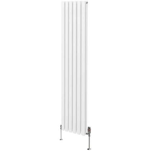 Monster ovalni stebrični radiator in ventili - 1800 mm x 360 mm - bel, (21569825) Cene