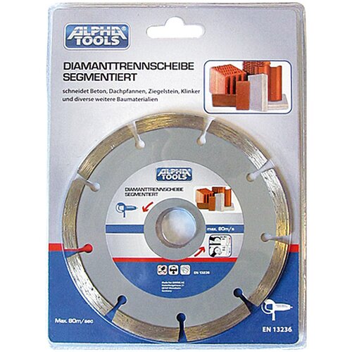 ALPHA TOOLS Diamantna rezalna plo&amp;scaron;ča Alpha Tools (beton, premer plo&amp;scaron;če: 230 mm, vrtanje: 22,23 mm) Slike