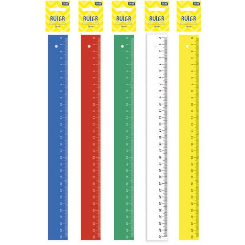  Ravnalo pvc 30cm u boji Educa sortirano blister Cene