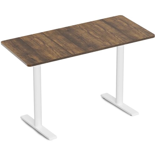 IPOTOOLS Podesivi radni stol IPOHOME STANDARD &amp;ndash; Bijela &amp;ndash; Rustikalno smeđa &amp;ndash; 120x60cm Slike