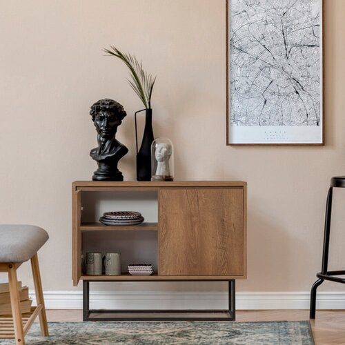 Kalune Design zuri walnutblack console Slike