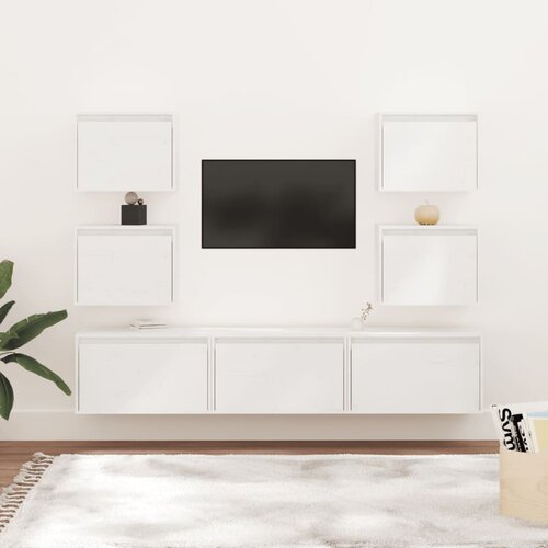 The Living Store TV omarica 7 kosov bela trdna borovina - TV Omarica, (21376382) Cene