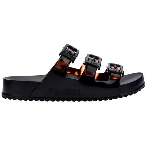Melissa Sandali & Odprti čevlji Cozy Stripes - Black/Clear Tortoise Črna Melissa Sandali & Odprti čevlji Cozy Stripes - Black/Clear Tortoise Črna
