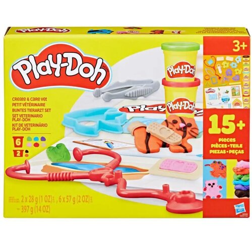 Hasbro play-doh: ustvarjaj in skrbi za veterinarski komplet iz plastelina Cene