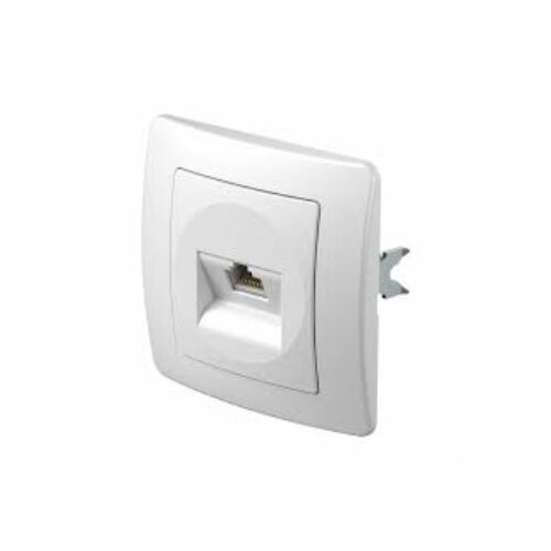 Utičnica KOM EKONOMIK KEYSTONE 1*CAT5e KE37PW Slike
