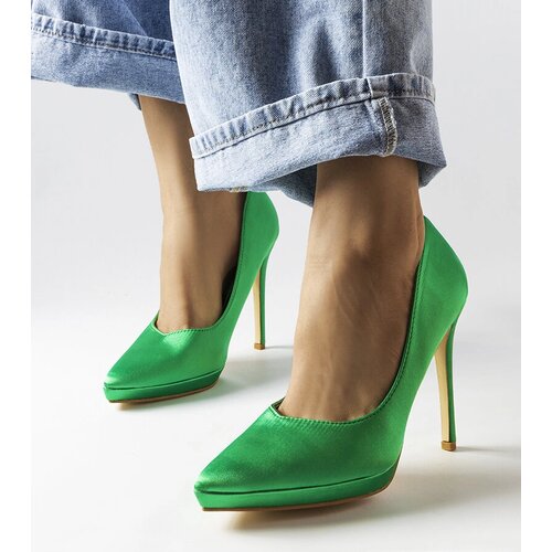 Gemre Silje green satin stilettos Cijene