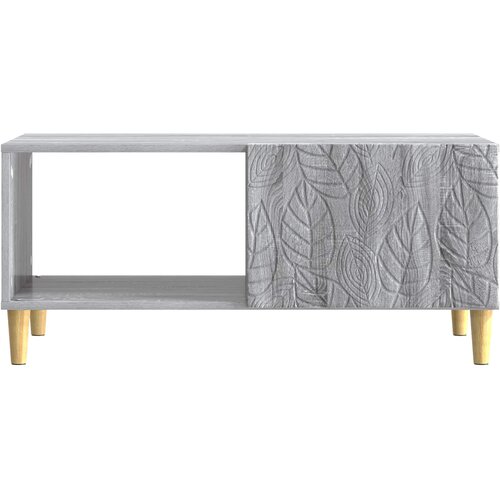  Kava Stol Siva Sonoma 90 x 50 x 40 cm Konstruirano drvo Slike