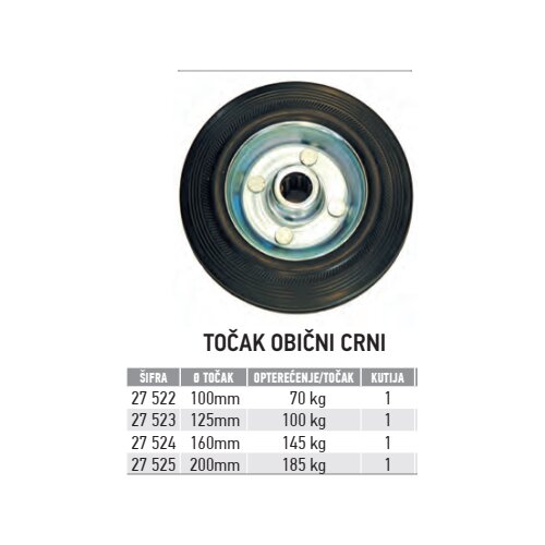 FF_Group FF tocak 160mm crni Cene