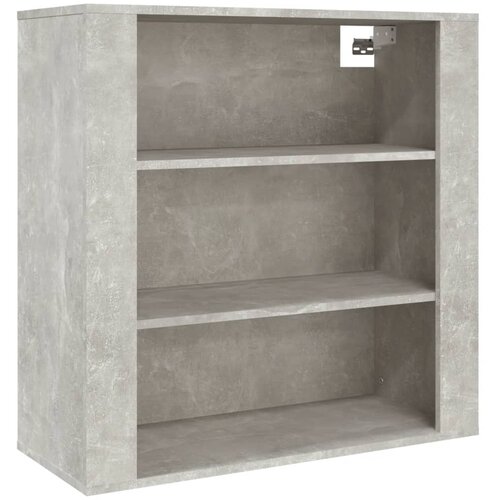Maison Chic Stenska omarica - Zidna omarica betonsko siva 80x33x80 cm inženirski les iu420, (22063269) Slike