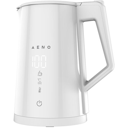 Aeno Electric Kettle EK8S Smart: 1850-2200W, 1.7L, Strix, Double-walls, Temperature Control, Keep warm Function, Control via Wi-Fi, LED-display, Non-heating body, Auto Power Off, Dry tank Protection - AEK0008S Cene