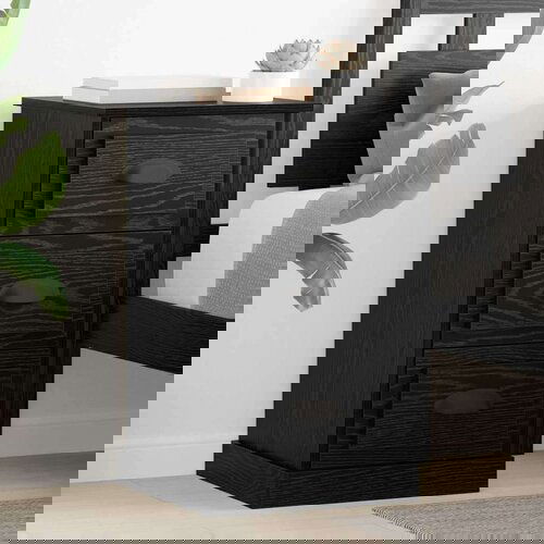  Noćni ormar Crni hrast 39 x 39 x 67 5 cm Konstruirano drvo Slike