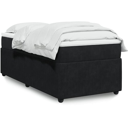Box spring krevet s madracem crni 100x200 cm bar&scaron;unasti Cijene