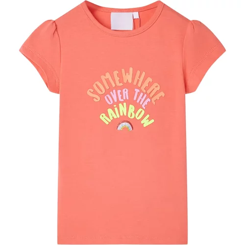  Dječja majica koraljne boje 116