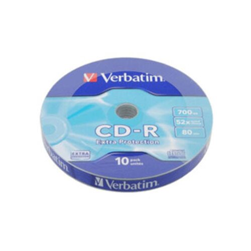  CD-R,VERBATIM, 700 MB,52X,spindle 10 kom EXTRA PRO. Cene