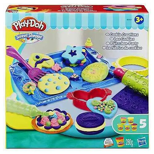 Hasbro 6-delni set plastelina Play-Doh: Izdelovalec peciva - Slike