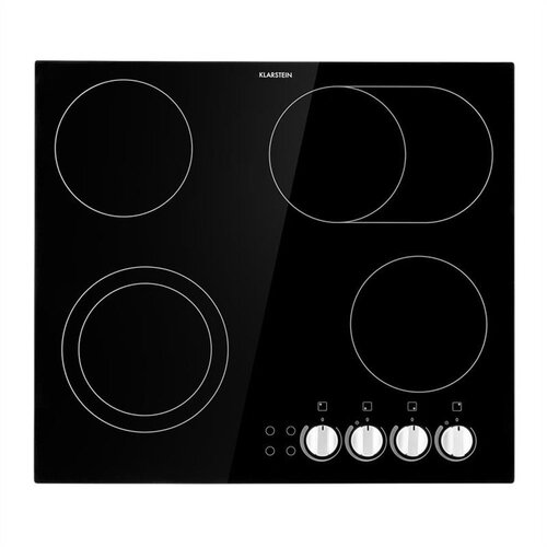 Klarstein EasyCook staklokeramička ploča za kuhanje, Crna Slike