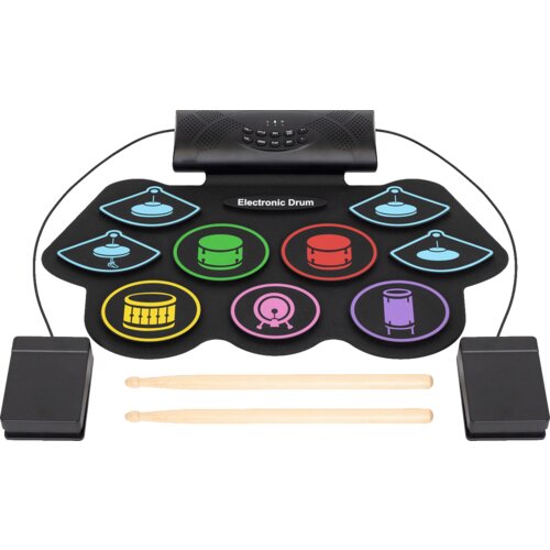 Home Električni bluetooth bubnjevi, Crni Slike
