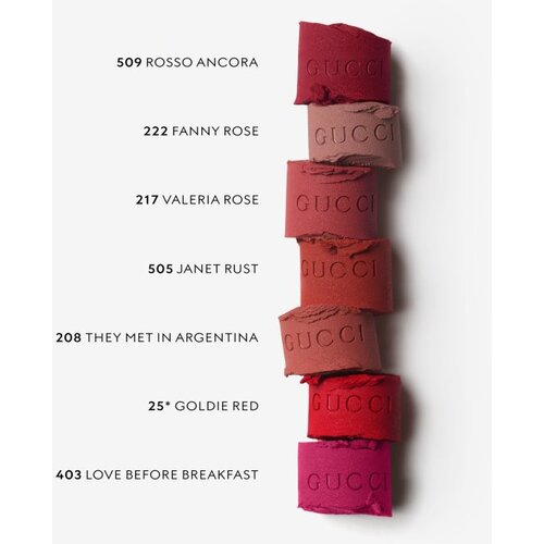 Gucci Beauty Rouge &amp;agrave; L&amp;egrave;vres Matte Lipstick matirajući ruž za usne nijansa 133 Ida Mocha 3.5 g Slike