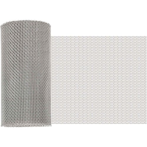 vidaXL Mrežna zaslona 20 x 200 cm 8 Mesh Inox 201 Srebrna, (5000301484) Cene