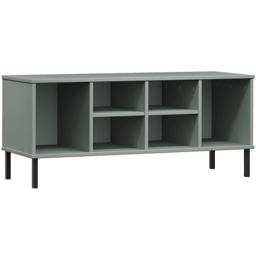 Maison Chic Regal za čevlje - Polica za čevlje z nogami siv 106x35x45 cm trden les OSLO, (21776525) Cene