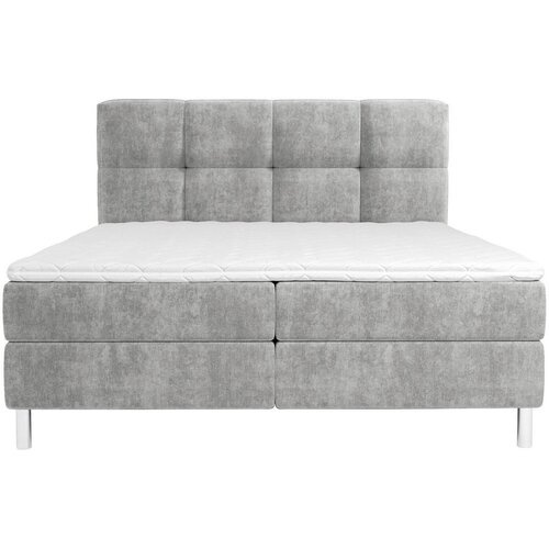 Esposa POSTELJA Z VZMETNICO 180 cm x 200 cm , tekstil svetlo siva Slike
