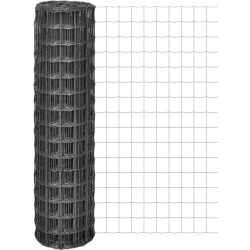 vidaXL Evro ograja iz jekla 10x1,5 m siva, (20982879) Cene