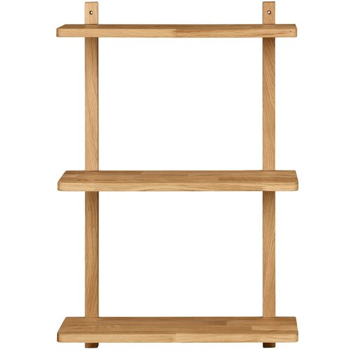 House Nordic Polica s vi&amp;scaron;e razina od punog hrasta u prirodnoj boji 20 cm Townsville &amp;ndash; Slike