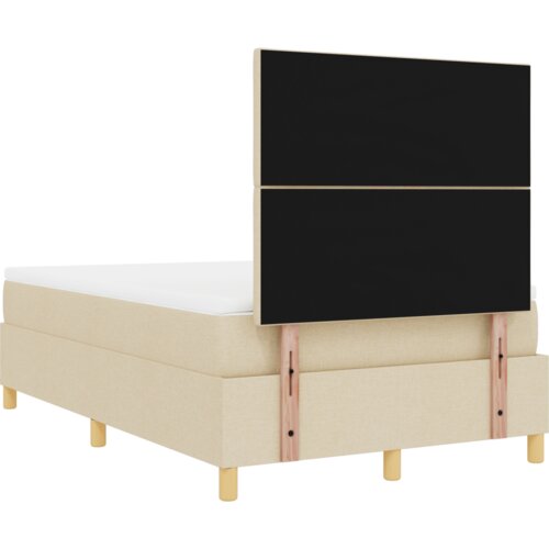  Krevet s podnicom i madracem &amp;amp;amp LED krem 120x200 cm tkanina Slike