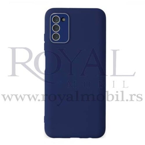  silikonska futrola soft x-cell sa zastitom za kameru samsung A025 galaxy A02S tamno plava Slike